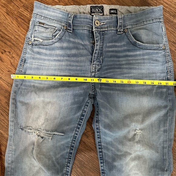 BUCKLE BLACK Men's Blue Jeans 38XL - Picture 5 of 7